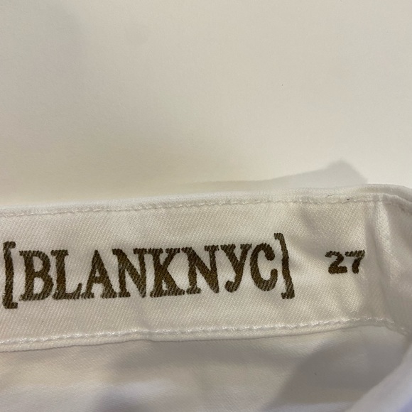 Blank NYC White Jean Shorts Sz 27 - Picture 9 of 10